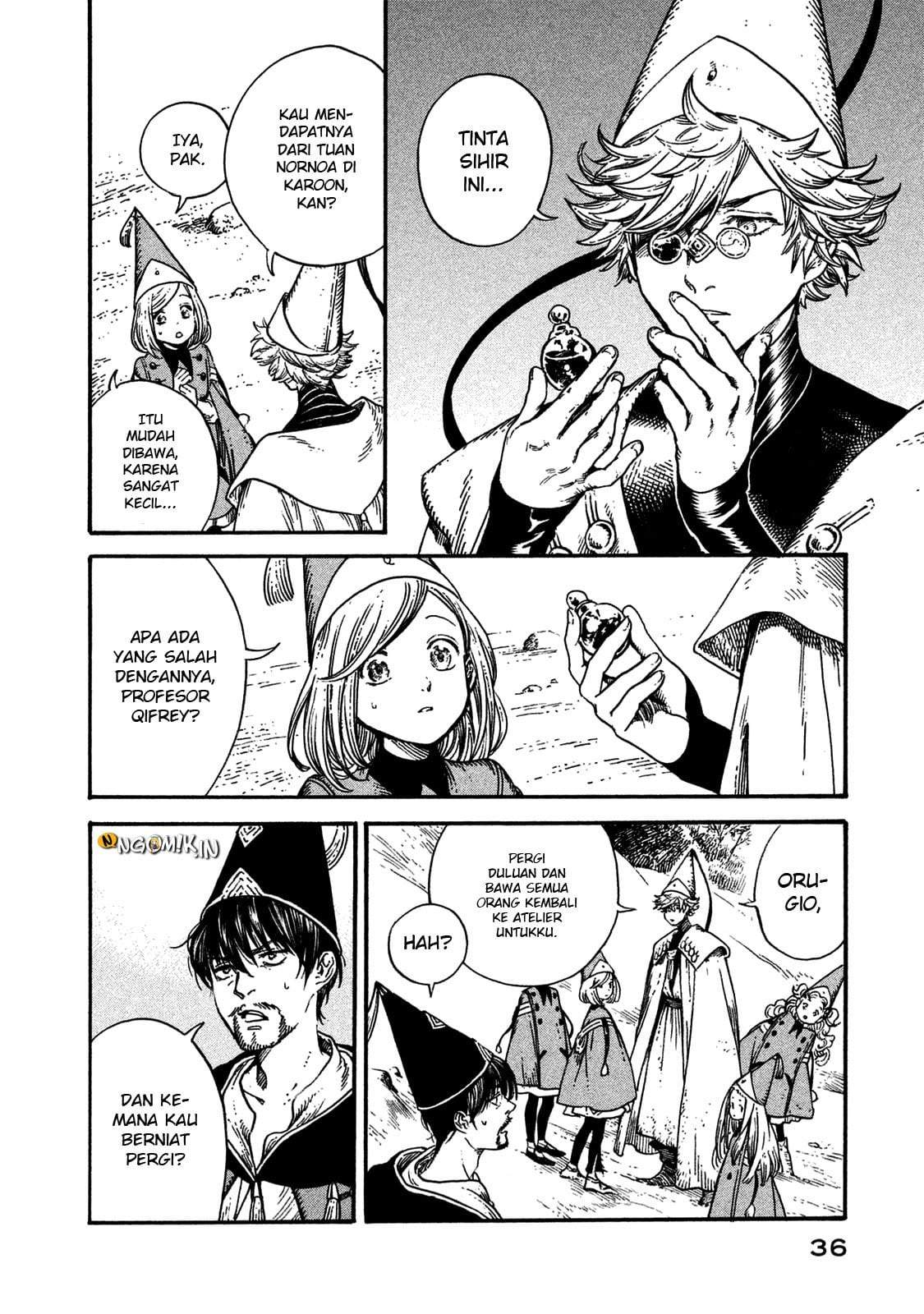 Tongari Boushi no Atelier Chapter 13