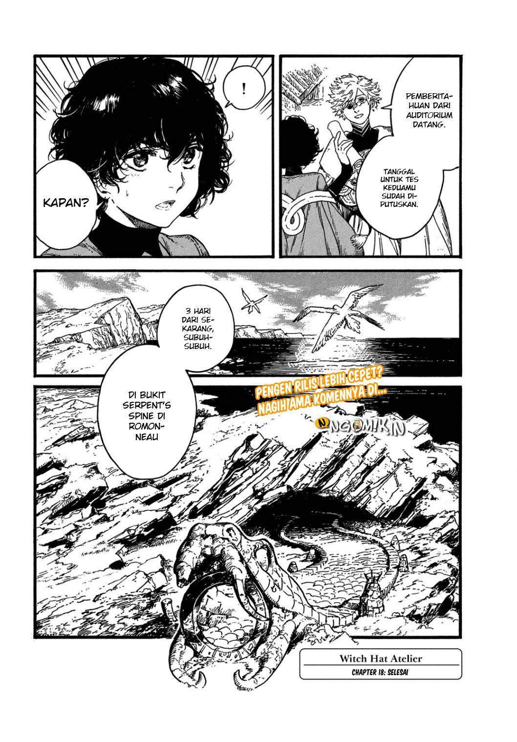 Tongari Boushi no Atelier Chapter 18