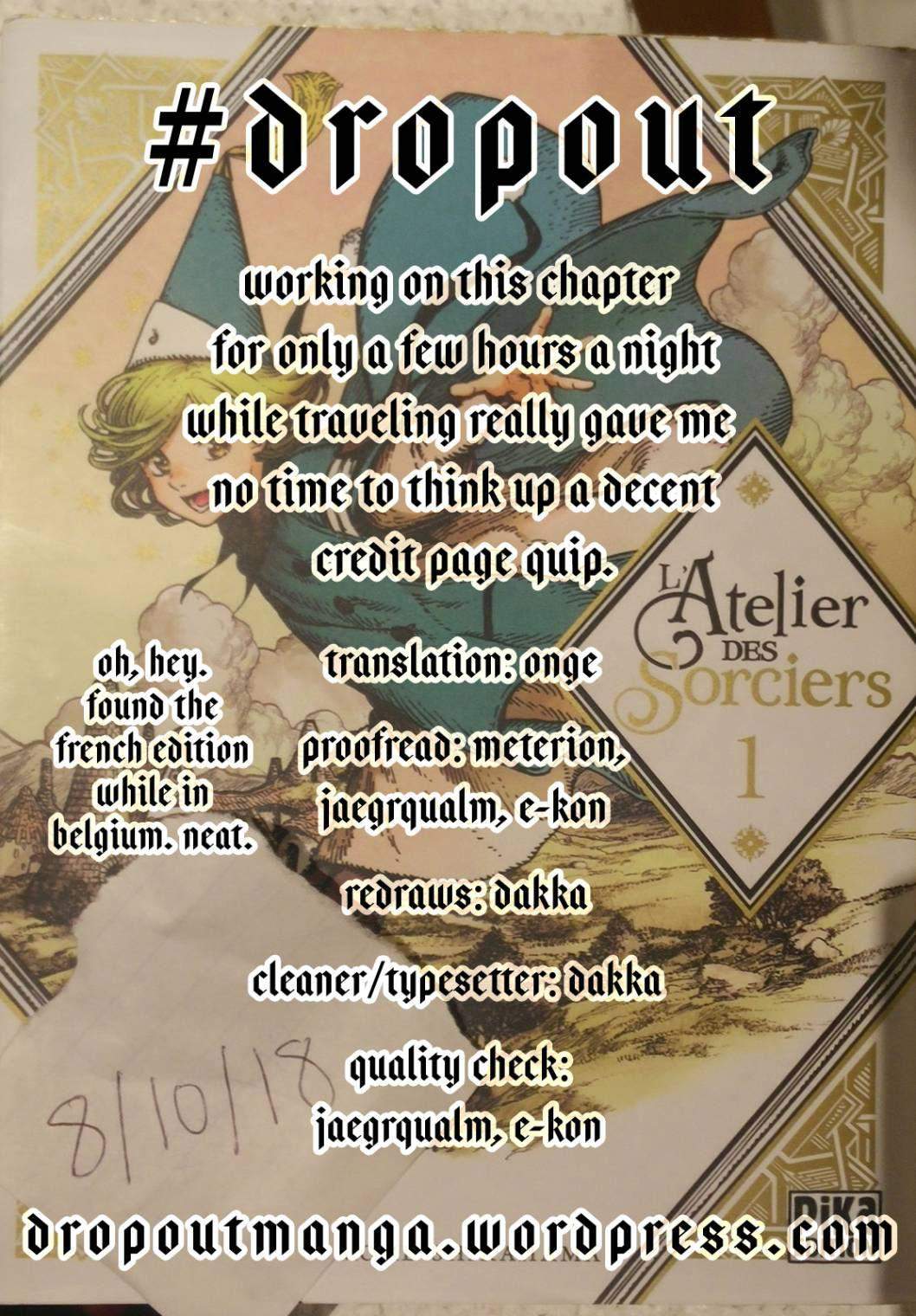 Tongari Boushi no Atelier Chapter 19