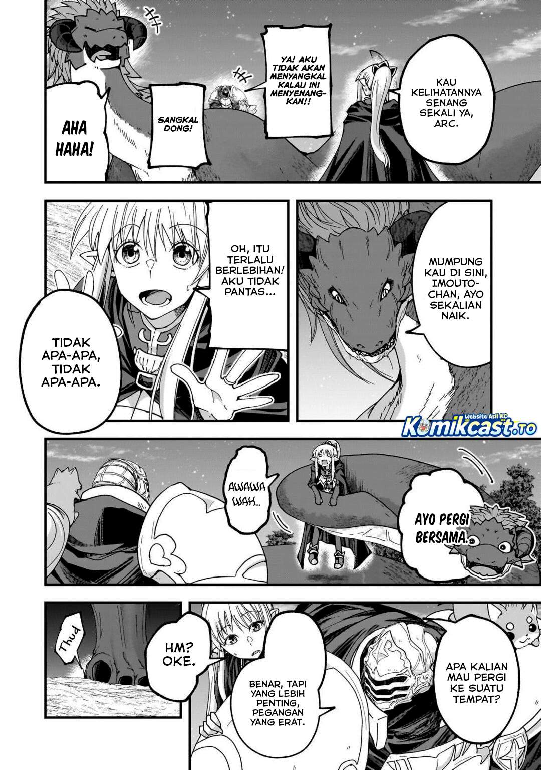 Gaikotsu Kishi-sama Tadaima Isekai e o Dekake-chuu Chapter 68