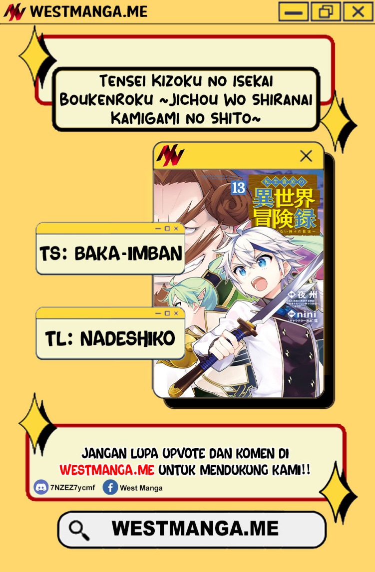 Tensei Kizoku no Isekai Boukenroku ~Jichou wo Shiranai Kamigami no Shito~ Chapter 70