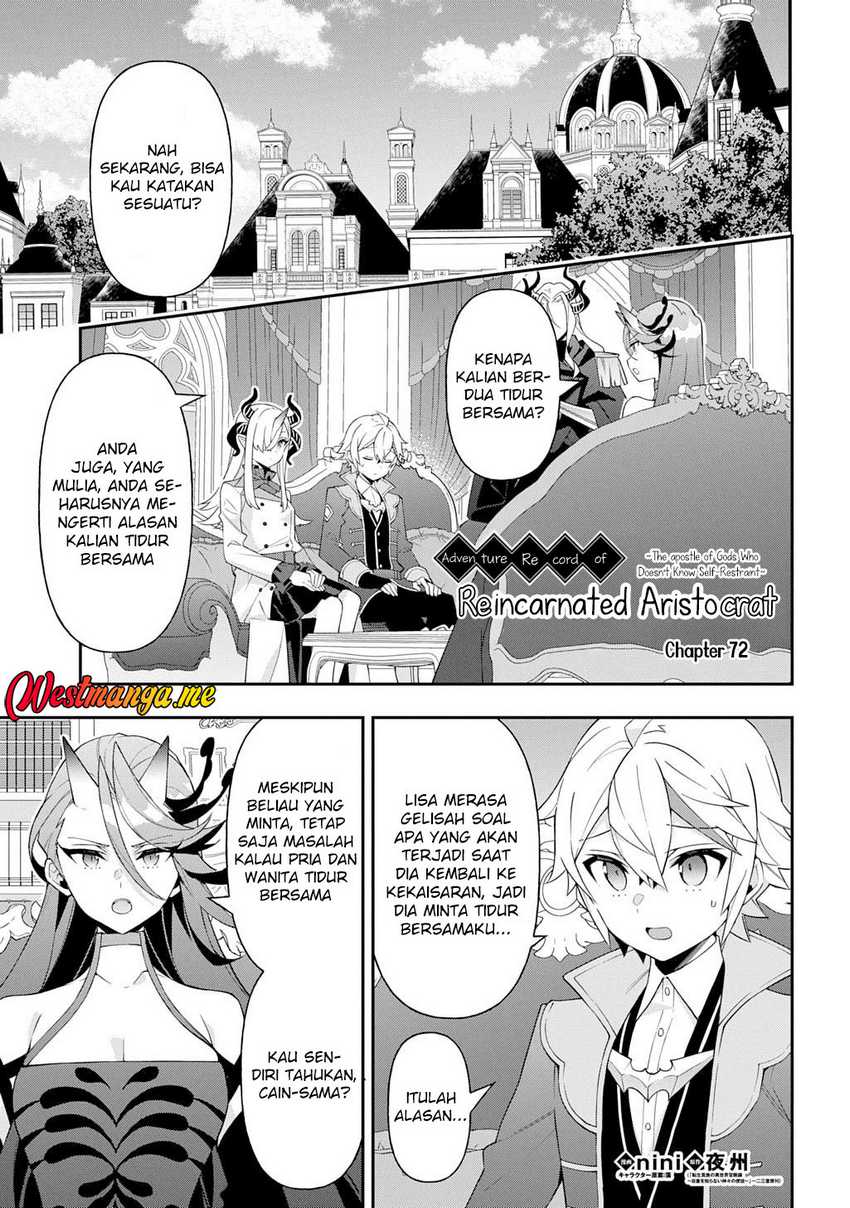 Tensei Kizoku no Isekai Boukenroku ~Jichou wo Shiranai Kamigami no Shito~ Chapter 72