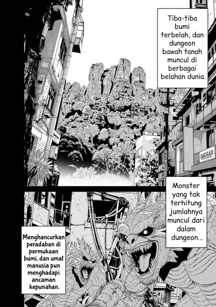 Dungeon de Tatakai Tsudzukette 20-nen no Doutei Yuusha, Chijou ni Modottara Danjouhi 1:1000 no Sekai Datta Chapter 2