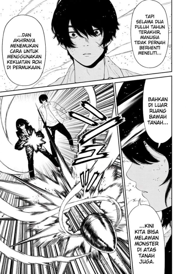 Dungeon de Tatakai Tsudzukette 20-nen no Doutei Yuusha, Chijou ni Modottara Danjouhi 1:1000 no Sekai Datta Chapter 4.1